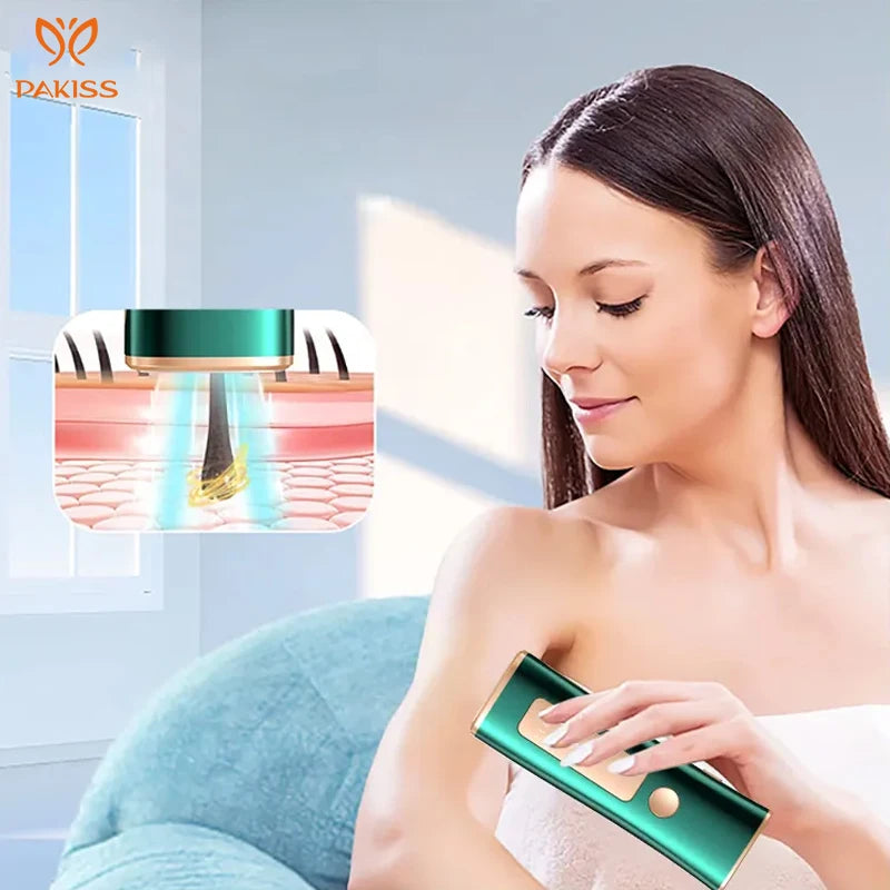 PAKISS Mini Freezing Home Ipl Super Ice Cool Hair Removal Laser Epilator Handset Machine Ipl Hair Removal