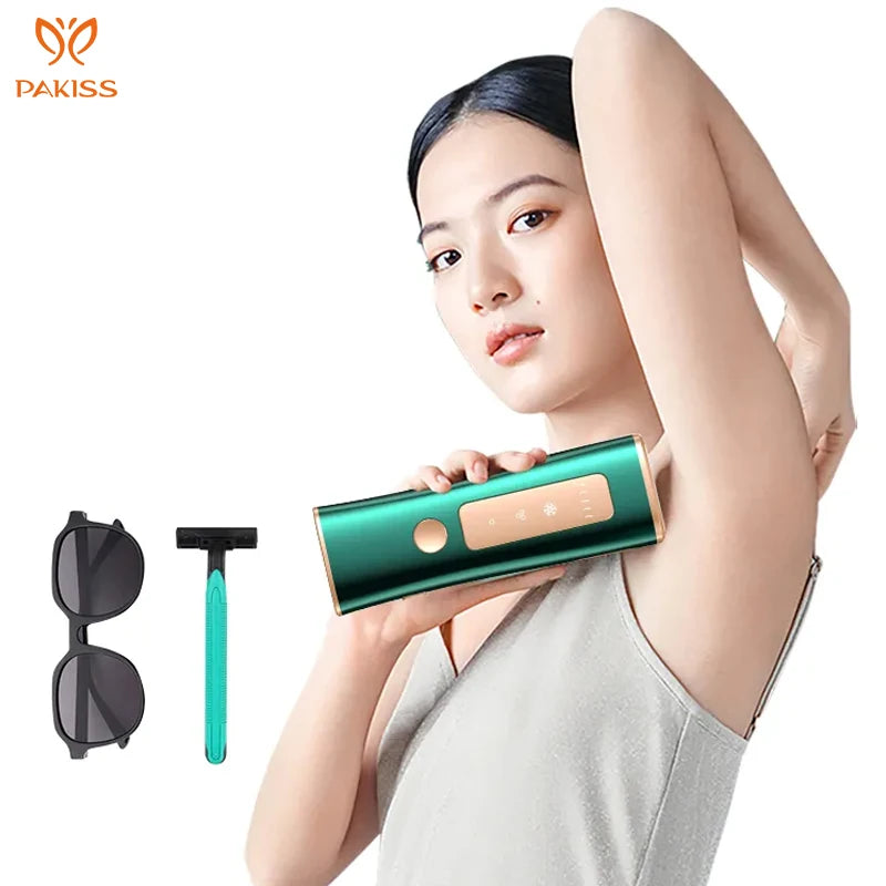 PAKISS Mini Freezing Home Ipl Super Ice Cool Hair Removal Laser Epilator Handset Machine Ipl Hair Removal